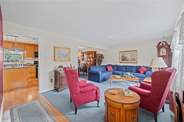 136 Westchester Dr, Brunswick, OH 44212 - living area featuring light wood finished floors and baseboards