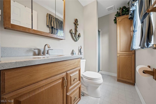 136 Westchester Dr, Brunswick, OH 44212 - bathroom featuring a stall shower, vanity, and tile patterned floors