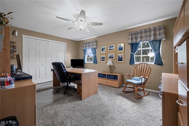 136 Westchester Dr, Brunswick, OH 44212 - office space featuring carpet flooring and a ceiling fan