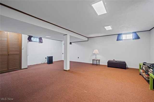 136 Westchester Dr, Brunswick, OH 44212 - below grade area with carpet flooring