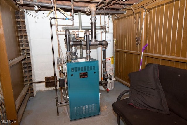 1299 Herberich Ave, Akron, OH 44301 - utilities with water heater and a heating unit