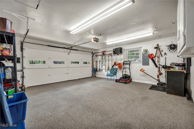 2061 Garden Ln, Hudson, OH 44236 - garage with a garage door opener and electric panel