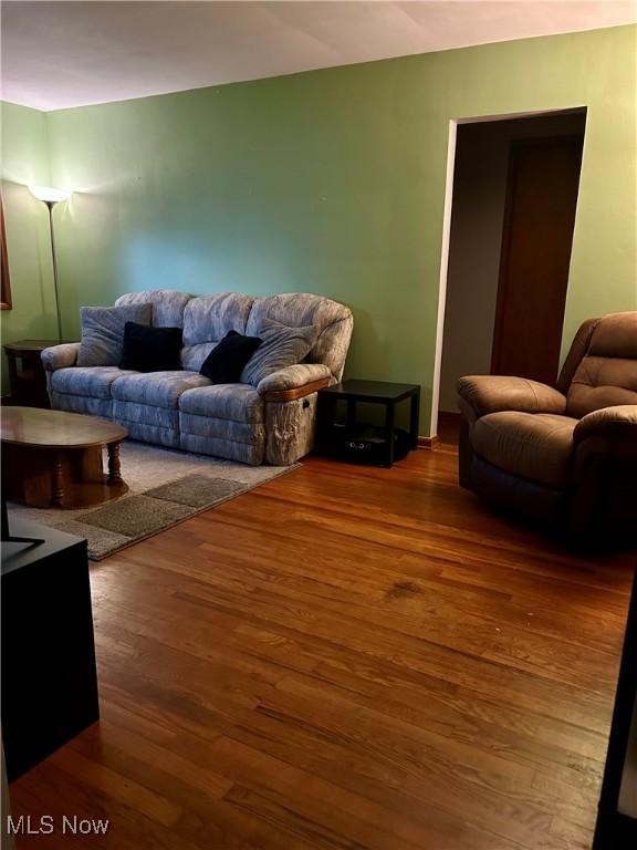 1345 Autumn Dr NW, Warren, OH 44485 - living area featuring wood finished floors
