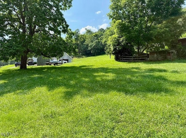 1711 Hardins Run Rd, New Cumberland, WV 26047 - view of green lawn