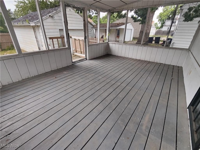 1862 15th St SW, Akron, OH 44314 - view of unfurnished sunroom