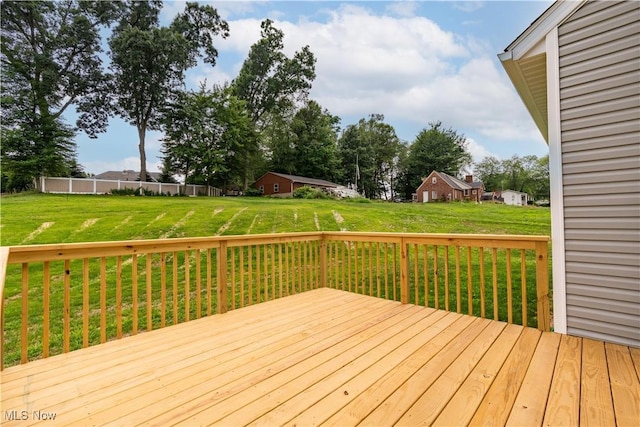 8452 Beatty St NW, Massillon, OH 44646 - wooden terrace with a yard