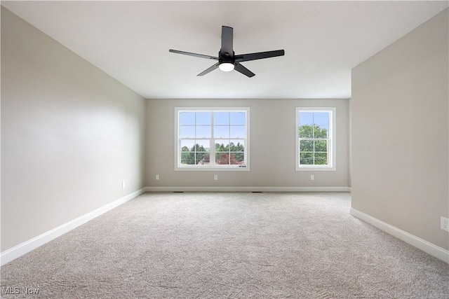 8452 Beatty St NW, Massillon, OH 44646 - unfurnished room with ceiling fan and carpet
