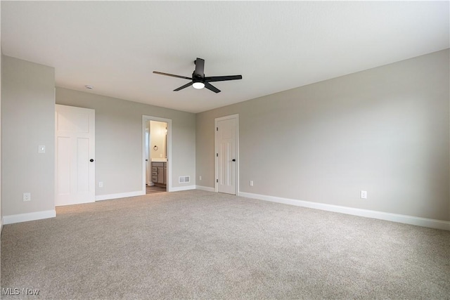 8452 Beatty St NW, Massillon, OH 44646 - empty room featuring ceiling fan and light colored carpet