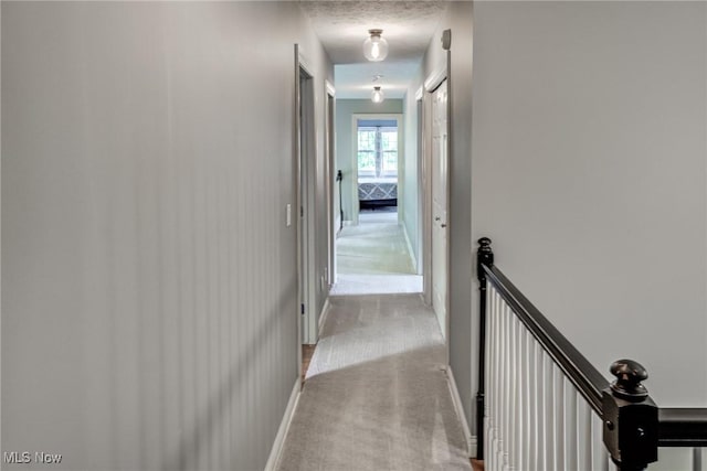 18367 Cranberry Ridge Ln, Chagrin Falls, OH 44023 - hall with an upstairs landing and carpet flooring