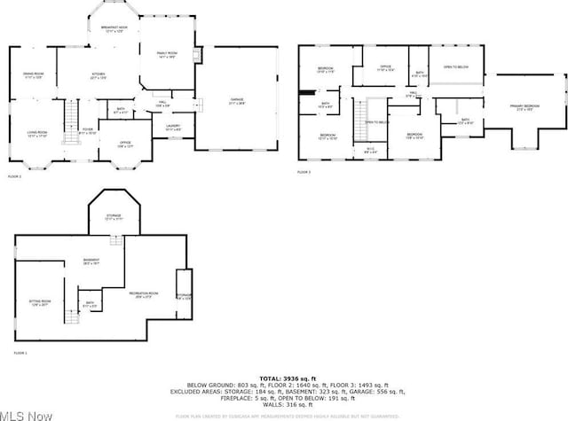 18367 Cranberry Ridge Ln, Chagrin Falls, OH 44023 - view of home floor plan