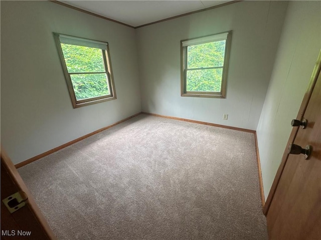 600 Jeanette Ave, Martins Ferry, OH 43935 - carpeted empty room with plenty of natural light and ornamental molding
