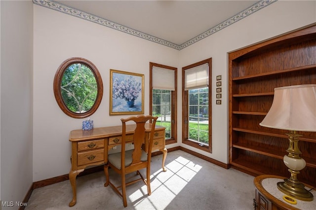 1110 Mansion Dr, Barberton, OH 44203 - office space with carpet flooring and baseboards