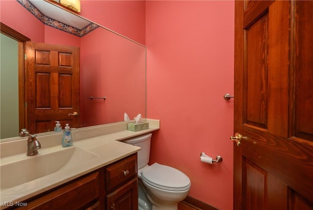 1110 Mansion Dr, Barberton, OH 44203 - half bath with toilet and vanity