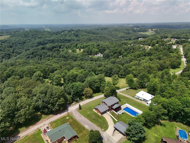 27 Robinson Ln, Weirton, WV 26062 - bird's eye view of a heavily wooded area