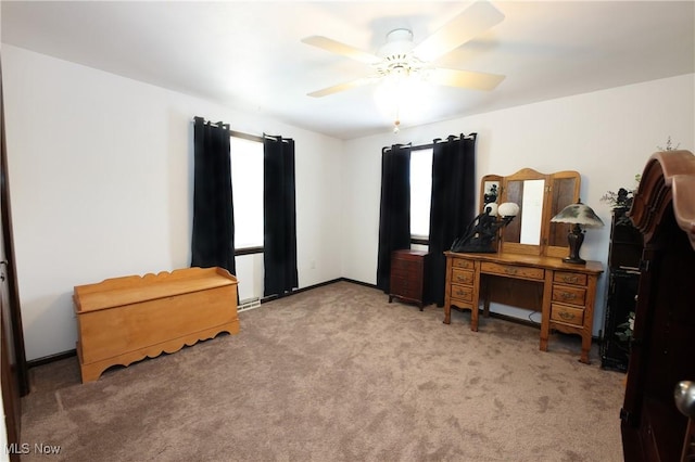 27 Robinson Ln, Weirton, WV 26062 - carpeted bedroom with a ceiling fan and baseboards