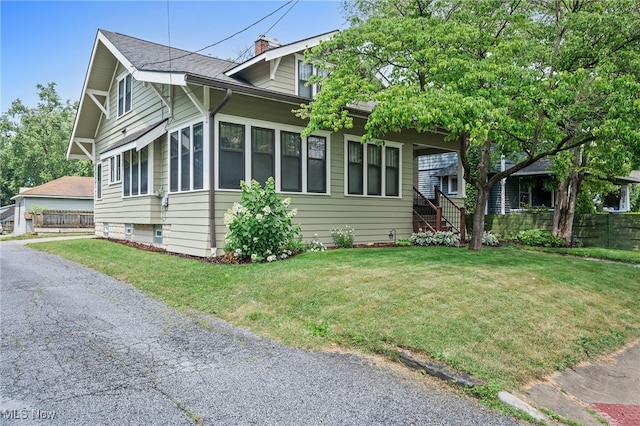 159 Edgerton Rd, Akron, OH 44303 - view of side of property featuring a chimney