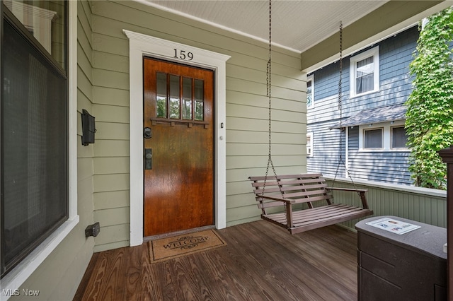 159 Edgerton Rd, Akron, OH 44303 - doorway to property with a porch