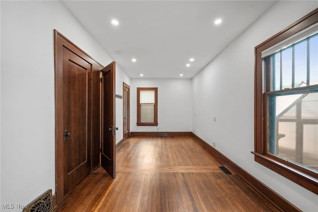 159 Edgerton Rd, Akron, OH 44303 - spare room featuring dark wood finished floors and recessed lighting