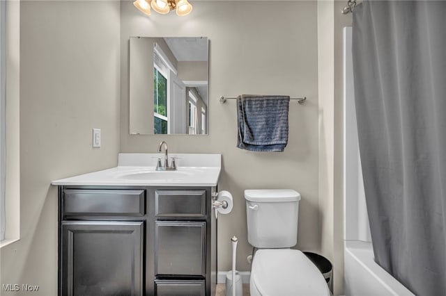 301 Karson Dr, Akron, OH 44312 - full bath featuring vanity and shower / bath combo