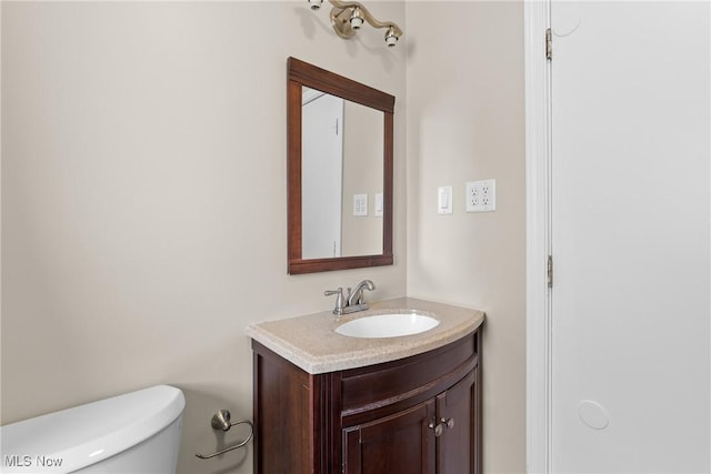 60880 Webb Heights Rd, Shadyside, OH 43947 - half bath with vanity and toilet
