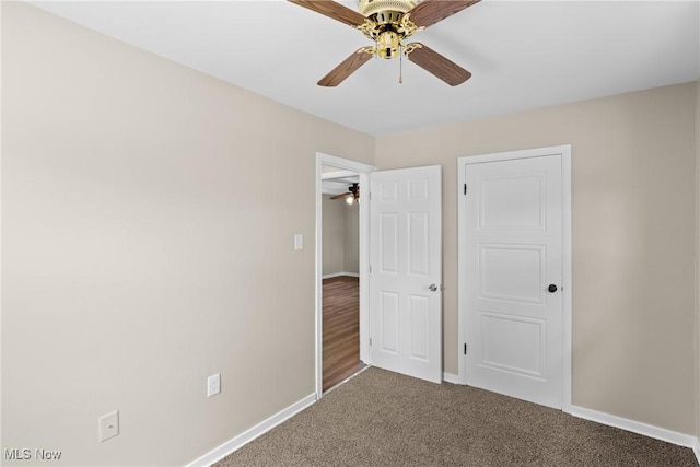 60880 Webb Heights Rd, Shadyside, OH 43947 - unfurnished bedroom featuring carpet flooring and ceiling fan