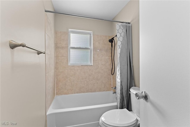60880 Webb Heights Rd, Shadyside, OH 43947 - bathroom with toilet and shower / bath combination with curtain