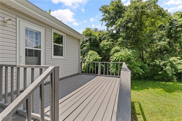 60880 Webb Heights Rd, Shadyside, OH 43947 - deck with a yard