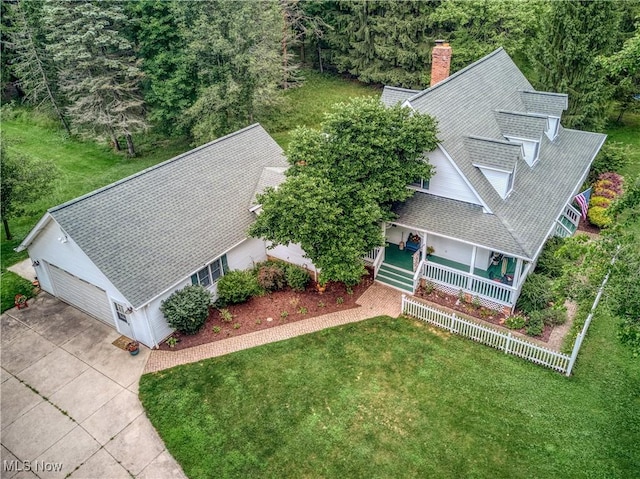 3043 E Wallings Rd, Broadview Heights, OH 44147 - view from above of property