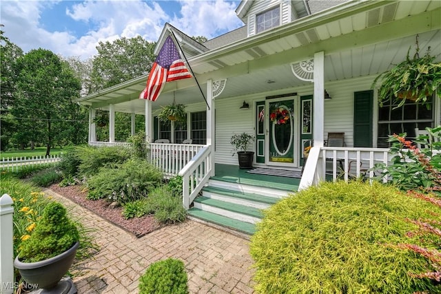 3043 E Wallings Rd, Broadview Heights, OH 44147 - view of exterior entry featuring covered porch