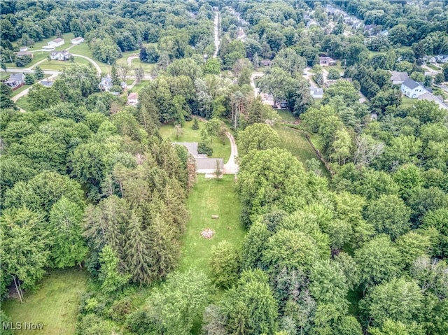 3043 E Wallings Rd, Broadview Heights, OH 44147 - aerial overview of property's location with a forest
