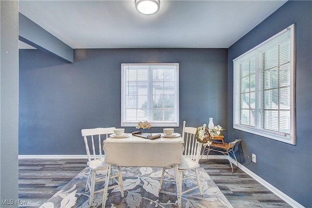 1648 Frederick Ave SW, Canton, OH 44706 - dining space with wood finished floors and healthy amount of natural light