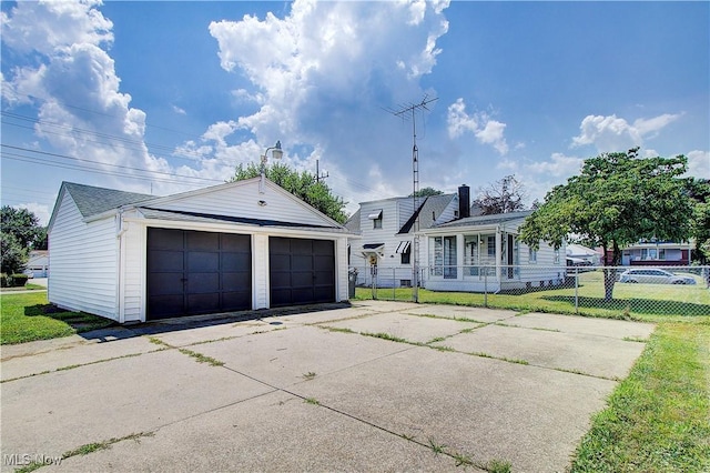 1648 Frederick Ave SW, Canton, OH 44706 - view of front of property featuring an outdoor structure and a garage
