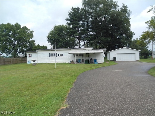 21467 Sr 751, West Lafayette, OH 43845 - view of front of house featuring an outbuilding and a garage