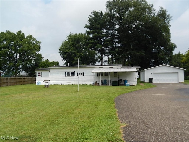 21467 Sr 751, West Lafayette, OH 43845 - manufactured / mobile home with a detached garage and an outdoor structure