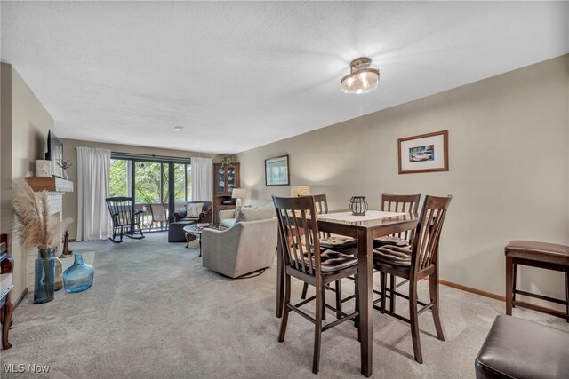 255 Portage Lakes Dr Unit E, Akron, OH 44319 - dining room with light colored carpet