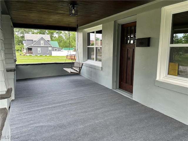 26 E Satin St, Jefferson, OH 44047 - view of covered porch