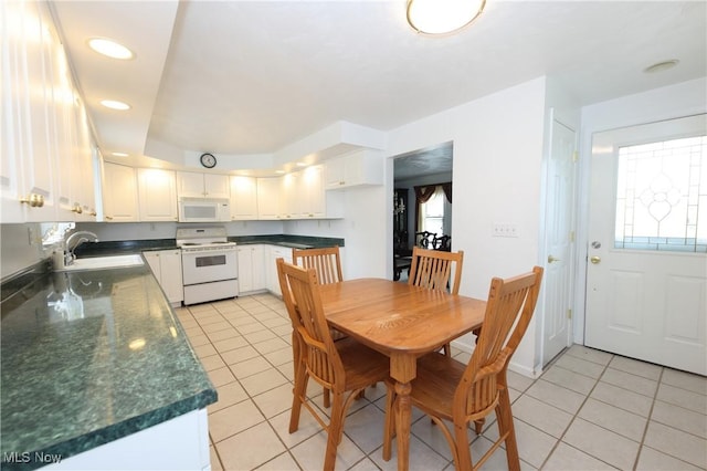 110 Wendt Way, Follansbee, WV 26037 - dining room featuring light tile patterned floors, plenty of natural light, and recessed lighting