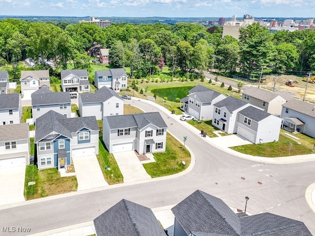 677 Crossings Ln, Akron, OH 44320 - aerial perspective of suburban area