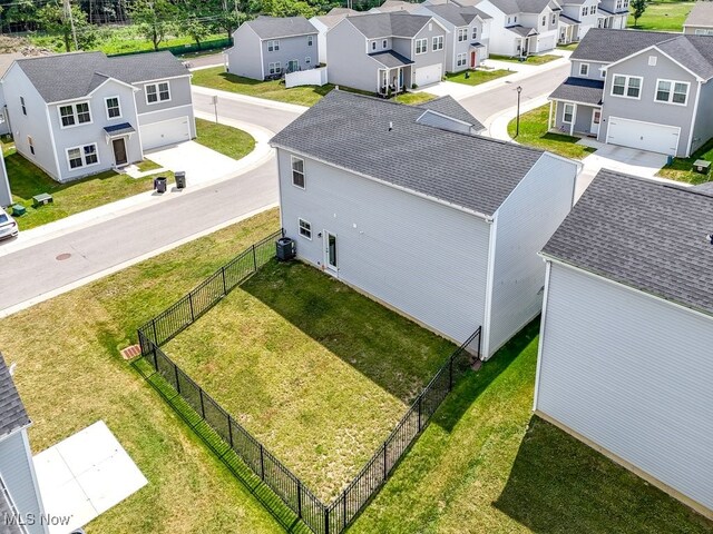 677 Crossings Ln, Akron, OH 44320 - aerial perspective of suburban area