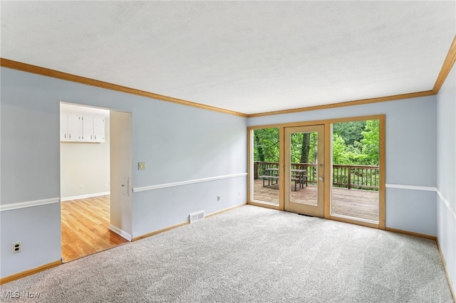 2331 Woodpark Rd, Fairlawn, OH 44333 - carpeted spare room featuring ornamental molding