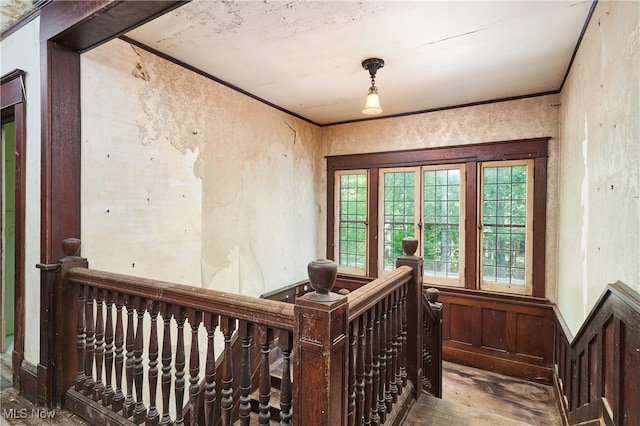 74 Maplewood Ave, Akron, OH 44313 - hallway with wood finished floors