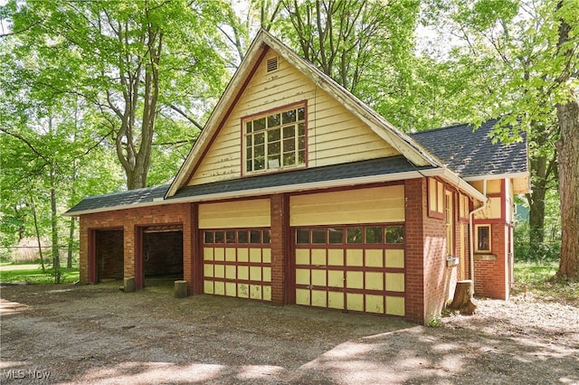 74 Maplewood Ave, Akron, OH 44313 - garage featuring a detached garage