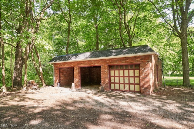 74 Maplewood Ave, Akron, OH 44313 - view of detached garage