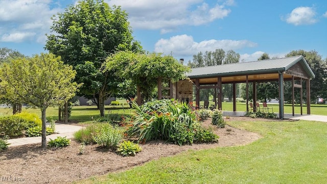 390 Powell Riverfront Rd, Saint Marys, WV 26170 - view of property's community featuring a gazebo and a lawn