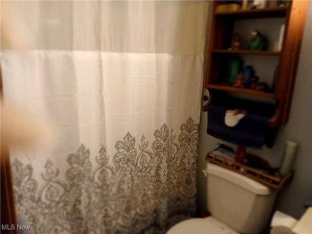1403 Dorchester Dr, Madison, OH 44057 - full bath with toilet and curtained shower