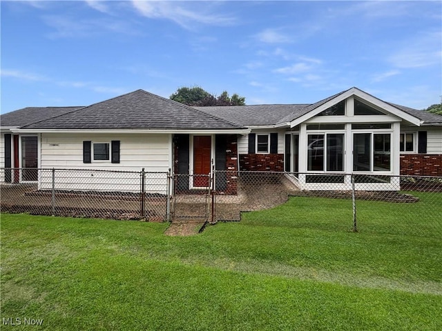 507 Harker Ave, Newell, WV 26050 - view of front of house with roof with shingles and a sunroom