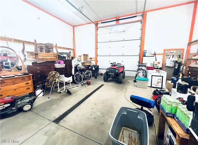 617 Valley St, Minerva, OH 44657 - view of garage