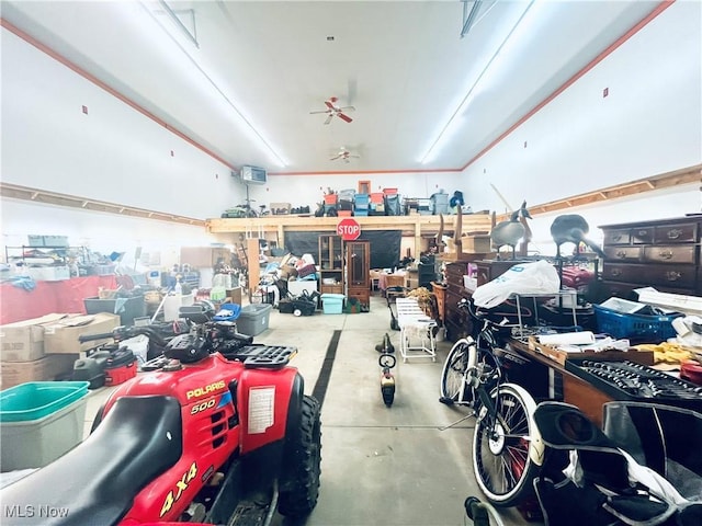 617 Valley St, Minerva, OH 44657 - garage featuring a workshop area