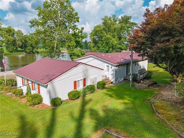 355 Muskingum River Rd, Marietta, OH 45750 - view from above of property with a large body of water