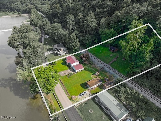 355 Muskingum River Rd, Marietta, OH 45750 - aerial overview of property's location featuring property boundaries highlighted